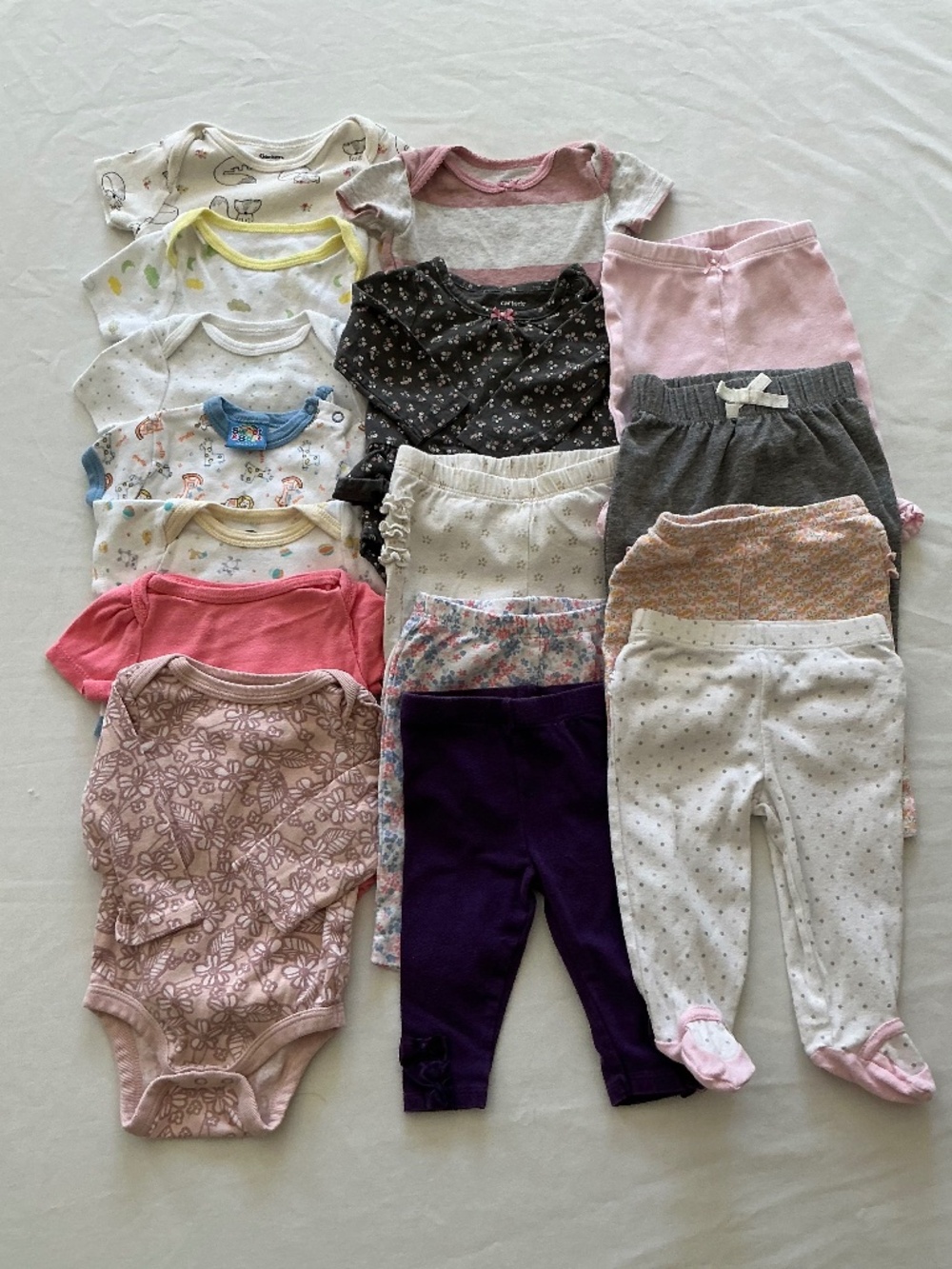 Baby Clothing Bundle 16 Pieces Size 0-3 Months